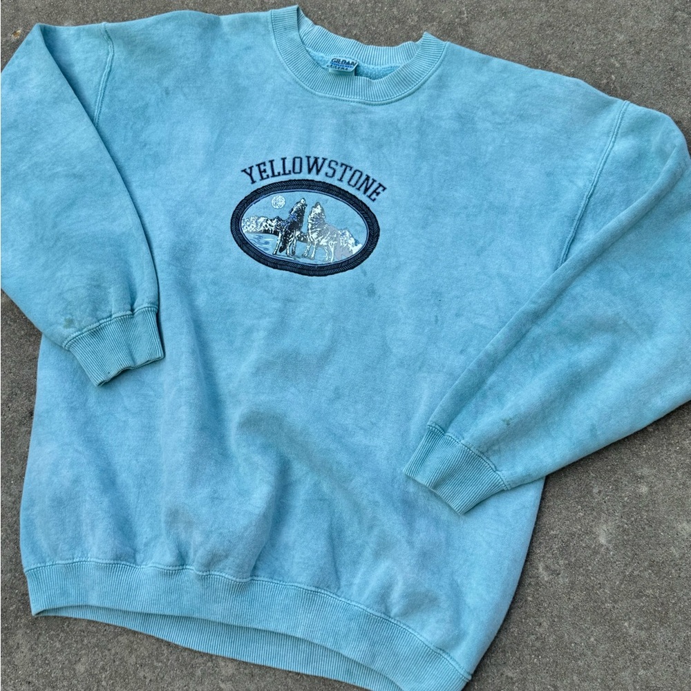 Gildan Blue Crewneck Sweater Classic Style